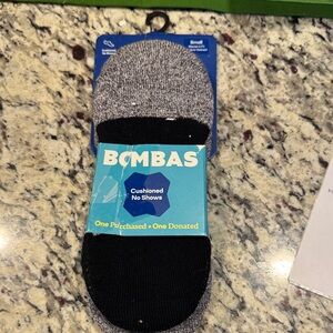 Bombas Men's No Show Socks - Black and Gray